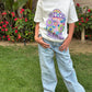 Purple hello t-shirt