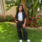 Black Strass Suit
