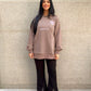 Woman Brown Sunset Sweatshirt