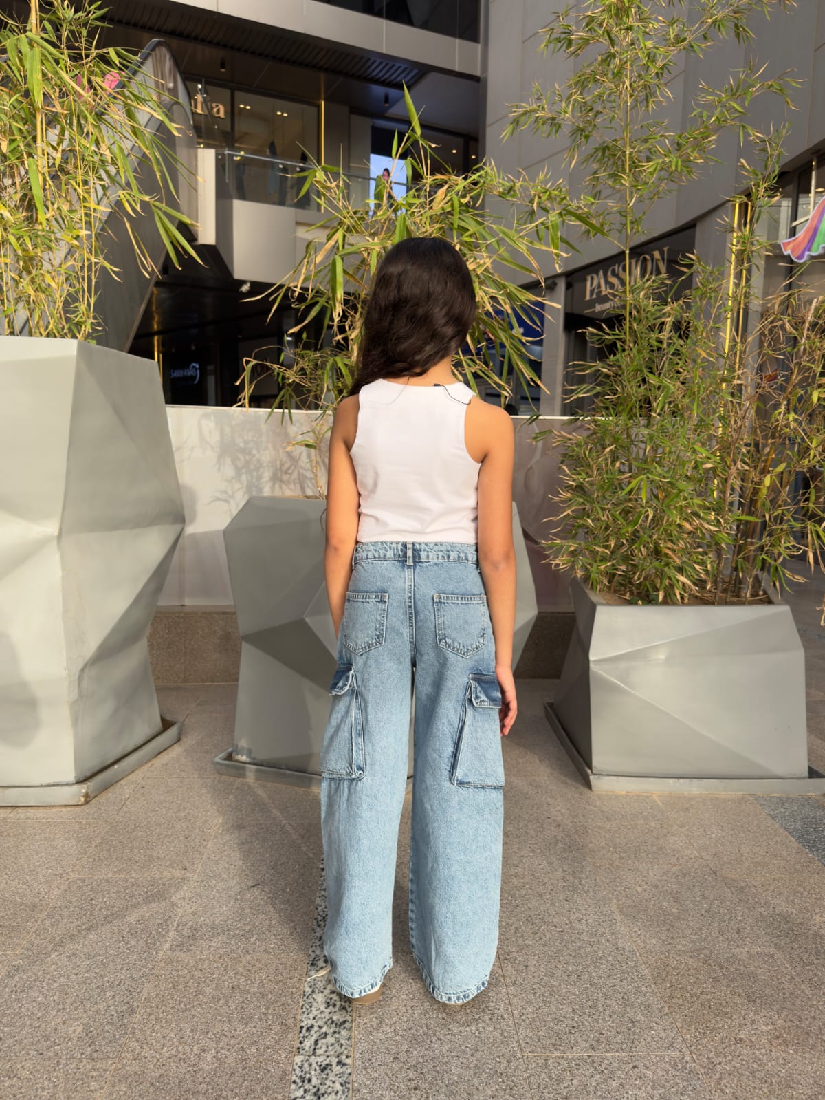 Denim Pocket Jeans