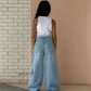 Unfinished Denim Pants