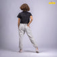 Patched Grey Pants